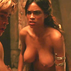 big boobs latina actress rosario dawson naked